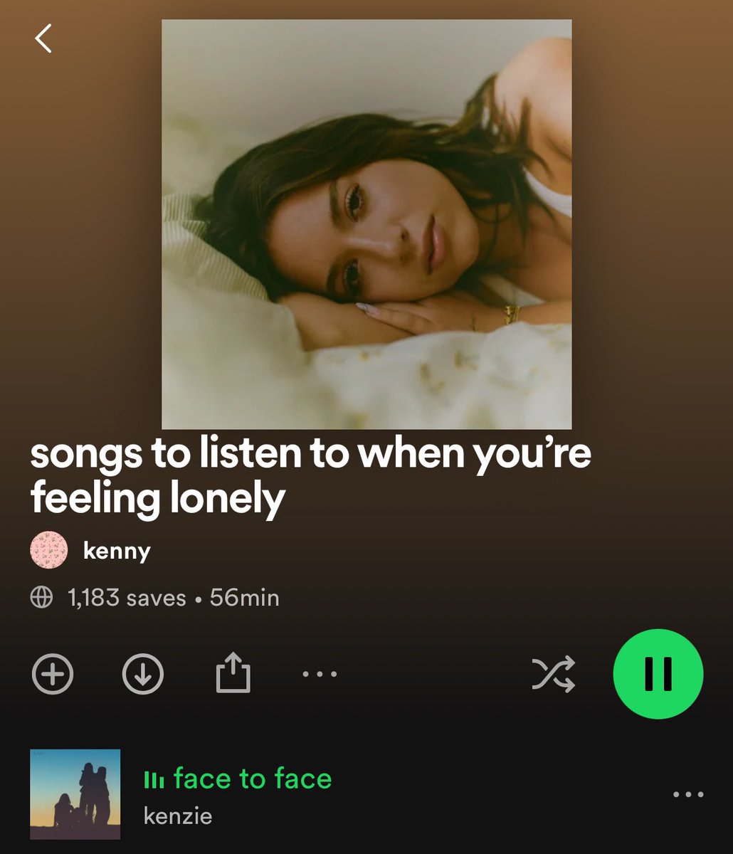 feeling lonely? listen to this playlist i made 🤍 open.spotify.com/playlist/2tKQ2…