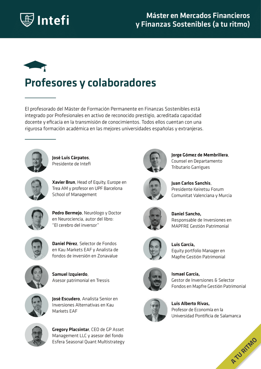 🔥 ¡Allá vamos! Os presento junto a <a href="/EscuelaIntefi/">Intefi| Escuela de Negocios</a> el SORTEO más grande que hemos realizado nunca en esta cuenta

Se sortea 1 PLAZA GRATUITA para su Máster Online en Mercados Financieros (Valorado en 3.250€)

Requisitos:
1⃣ Seguir <a href="/EscuelaIntefi/">Intefi| Escuela de Negocios</a> + <a href="/HMohedano_/">Héctor Mohedano</a> 
2⃣ RT + Like a