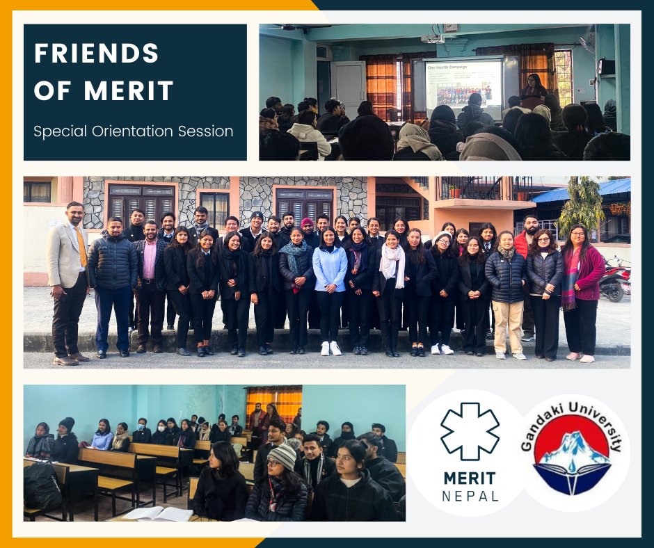 Empowering the next generation!

🌟 Merit teams briefed 2nd-year BALLB students at Gandaki University on our community service journey since 2017, fostering legal literacy. 

Join us as 'Friends of Merit' in localizing Sustainable Development Goals! 🌍 

#Act4Impact #MeritImpact