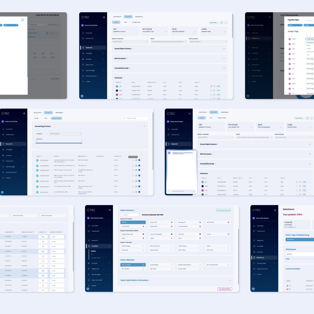 Citecsolutions's tweet photo. Excited to reveal the magic of our updated platform! ✨

Explore the latest in wealth management with a sneak peek at new features. 🌐💼

Ready to experience it firsthand? Schedule a demo now and stay at the forefront of innovation! 🔍

#CITEC #WealthTech #DemoTime #Innovation https://t.co/OqIibHyCGp