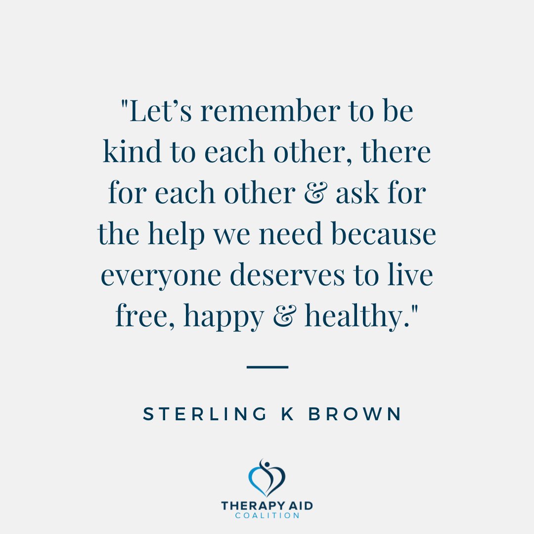 Thursday reminder.... Be there for each other. 💜 Thank you @SterlingKBrown for your words of truth. 🙌 #quotes #quotestoliveby #bekind #supporteachother #askforhelp