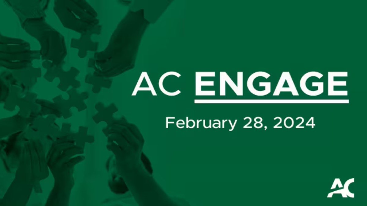 claude_brule's tweet photo. Save the date, @AlgonquinColleg employees! AC Engage is happening on Feb. 28, 2024, so make sure to mark your calendars. You can learn more information and register here: https://t.co/K64NFuVyaB https://t.co/jz0Z7utAER