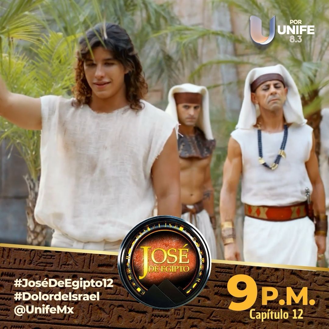 AnaLauraLen7's tweet photo. 🚨🔥¡No te pierdas el capítulo 12 de José de Egipto! 😱 Descubre el dolor, las revelaciones y las intrigas a las 9 p.m. por @UnifeMx canal 8.3. También disponible en https://t.co/LalSBsTj8e 📺 #JoséDeEgipto12 #DolorDeIsrael https://t.co/RXVqrtZFVd