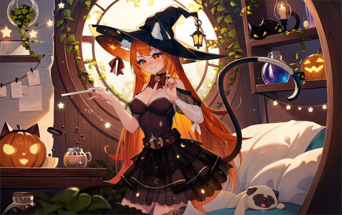 「"Commission - Magical boba tea" by Hyann」|DeviantArtのイラスト