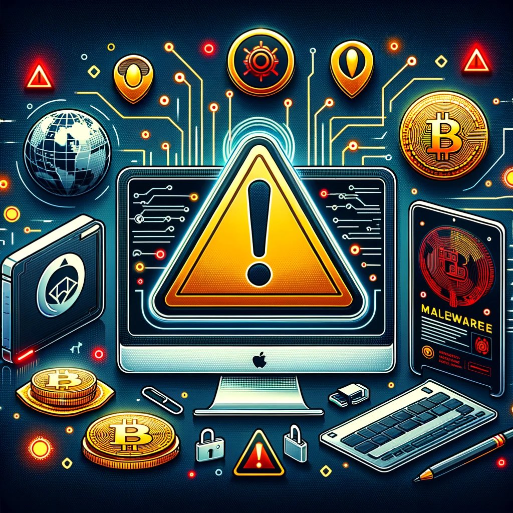 MatthieuZH's tweet image. ⚠️ Alert: New Malware Targets Mac Crypto Wallets! Secure Your Digital Assets Now! #CyberSafety #MacSecurity
 
🚨 #CybersecurityAlert! Kaspersky warns of a new #MacMalware targeting #CryptoWallets 🛡️. This malicious software, disguised in pirated apps, targets #MacOS 13.6+, aiming…