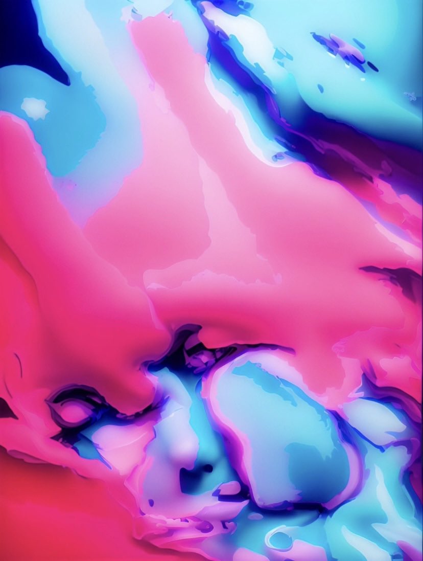 Valentine’s Day is coming up soon ❤️
Aria found love - LOVE HAS COME #art #nft #artgallery #love 
PS : I’m not a bot but just a small artist in a big world. 🎨