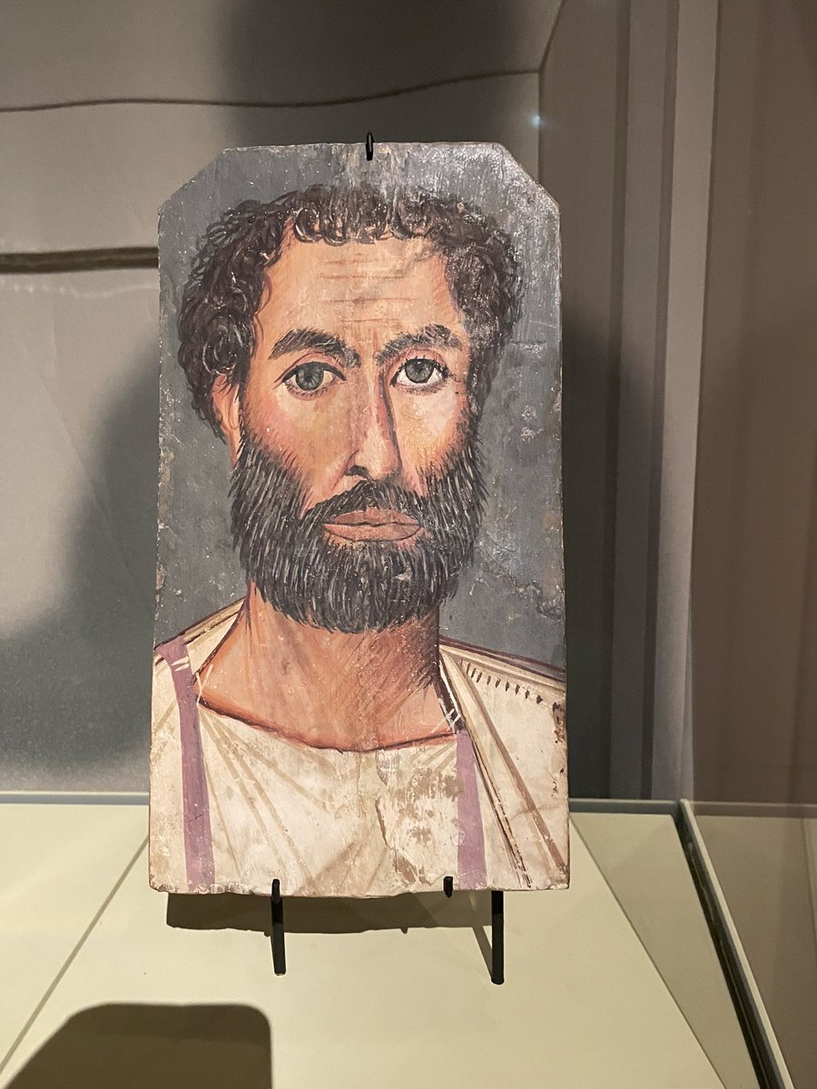 Slowly recovering from my heartattack + complications sept. last year I am so happy to be able my fav museums again. Today the #allard_pierson in Amsterdam: mummy portraits from Roman Egypt. Splendid exhibition!