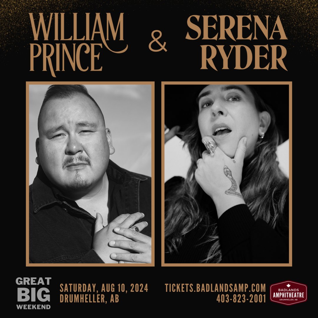 My band and I are heading to Drumheller this August at the wonderful at The Badlands Amphitheatre — and my good friend Serena Ryder will be there, too! Tickets on sale Thursday morning at 10 a.m. local time.