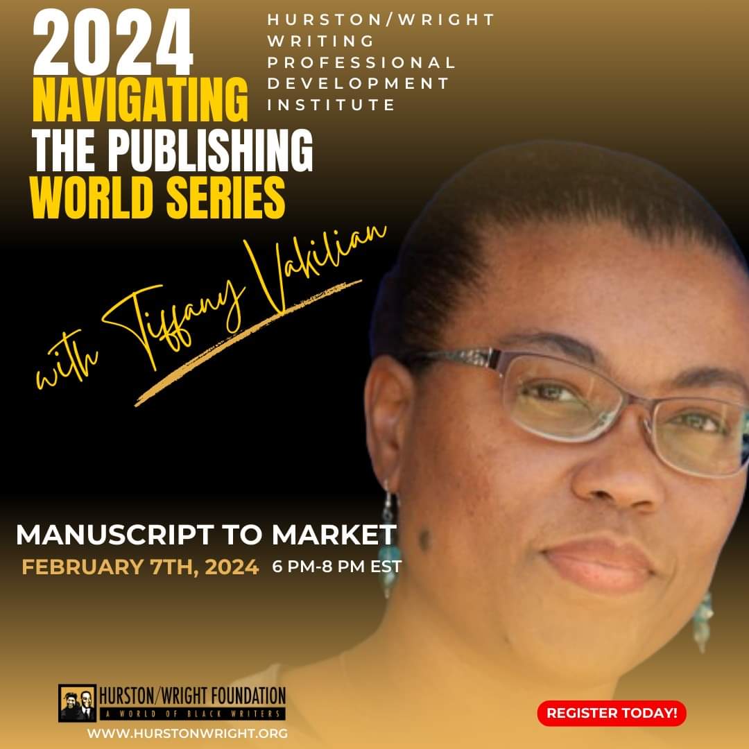DLatricejohnson's tweet photo. FROM MANUSCRIPT TO MARKET!
Now that you finished writing your manuscript, what's the next step? Well, Tiffany Vakilian will guide you to your next step in the process of getting your manuscript to the market.

REGISTER HERE: https://t.co/l6MxBqbkTY...

#blackwriters #writer https://t.co/I6TQkSRtN3