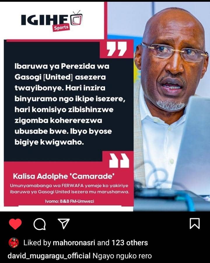 Mula_Vava's tweet image. Ibibintu bwana #Kamarade mwazanye byoguca bucyebucye abantu muri uyumupira ntabwo bizabagwa amahoro iyo mubonye mwirukana President wa Repuburika kukibuga kubera imiyonorere yanyu mibi nama Equipe akaba atangiye kugenda ubwo ntacyo mwumvamo @FERWAFA @Rwanda_Sports ubu turaganahe