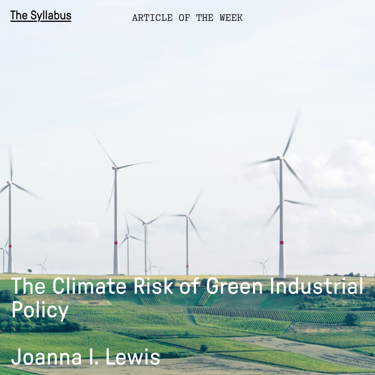 Climate mitigation policies are increasingly reframed as economic and industrial policies. But, as our Open-Access Article of the Week argues, such reframing might be counterproductive. By @JoannaILewis in @CurrentHistory1 buff.ly/481YYty