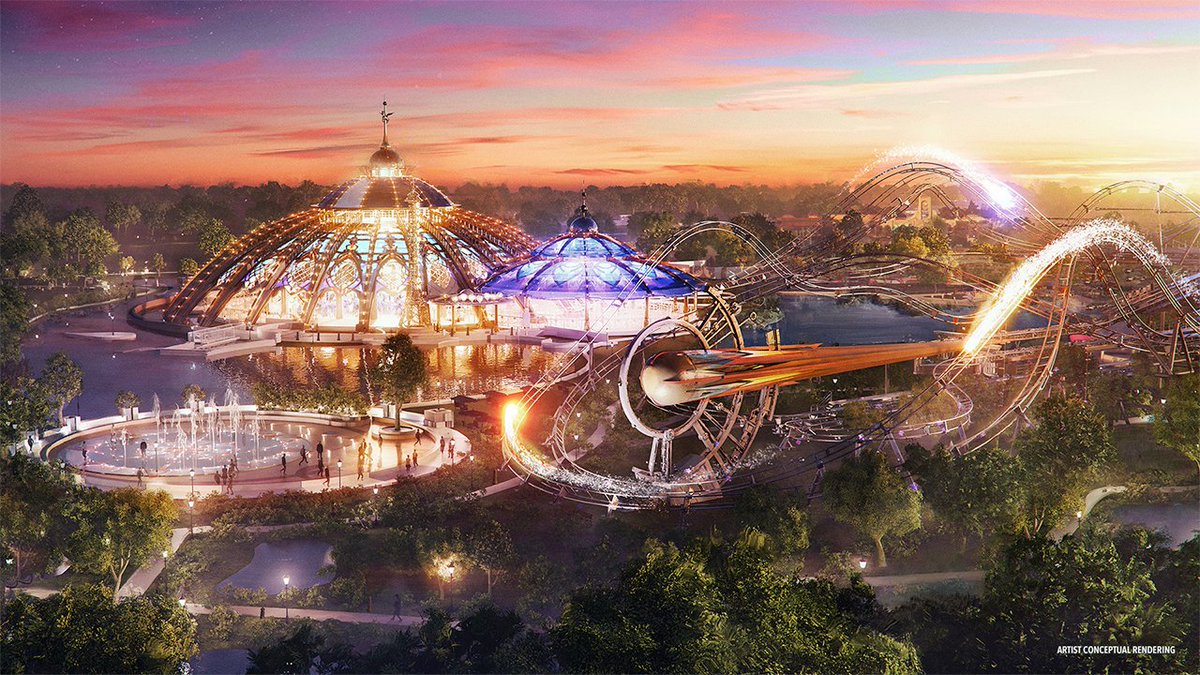 IGN's tweet photo. Universal Orlando Resort has revealed the first details of 2025's Universal Epic Universe theme park - a portal-connected land that will send fans to the worlds of Nintendo, Harry Potter, How to Train Your Dragon, and more. https://t.co/vc2wLKvOds https://t.co/cSOnDl1yya