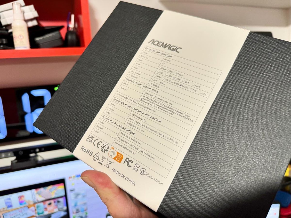 MikyAncona's tweet image. Grazie ad @Acemagic_MiniPC proviamo il piccolo potente mini pc AceMagic S1
Acquistalo qui : amzn.to/3SkY59j
YouTube.com/mikyancona 
#acemagic #mini #minipc #pc acemagics1 #computer #unboxing #review #tech #mikyancona #technology #techblogger #techblog #blogger