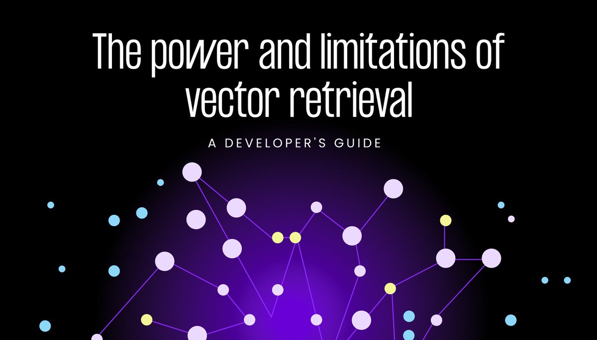 Get_Writer's tweet photo. #VectorRetrieval has limitations for enterprises. Learn about the drawbacks of vector-based retrieval and discover a superior approach with graph-based #RAG in our latest blog post.

https://t.co/wvxQ7h00ey

#GenerativeAI #VectorSearch https://t.co/9BkKQK2GNU