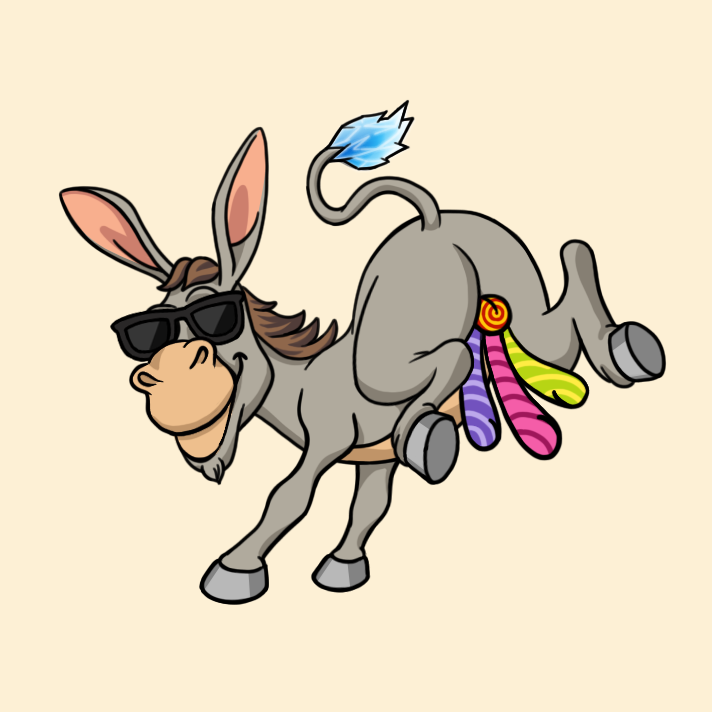 🚀 Welcome to the wild universe of Triple Dick Dongkey! 🌈 Unleash your creativity with 100+ unique traits, ensuring your Dongkey is as special as you are. 🔥 More traits dropping after mint!