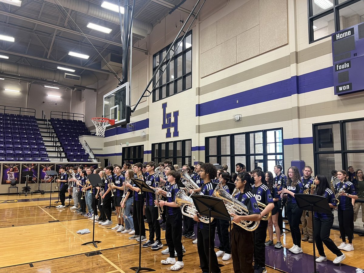 We had a great time meeting all of our future Panthers 💛💜 and Wranglers 💙🩵 today. 8th grade students got to experience a pep rally and learn about life in High School. The future is bright in Liberty Hill ISD! #BuildingChampions #BeTheLegacy #GoPanthers #WreckEmWranglers