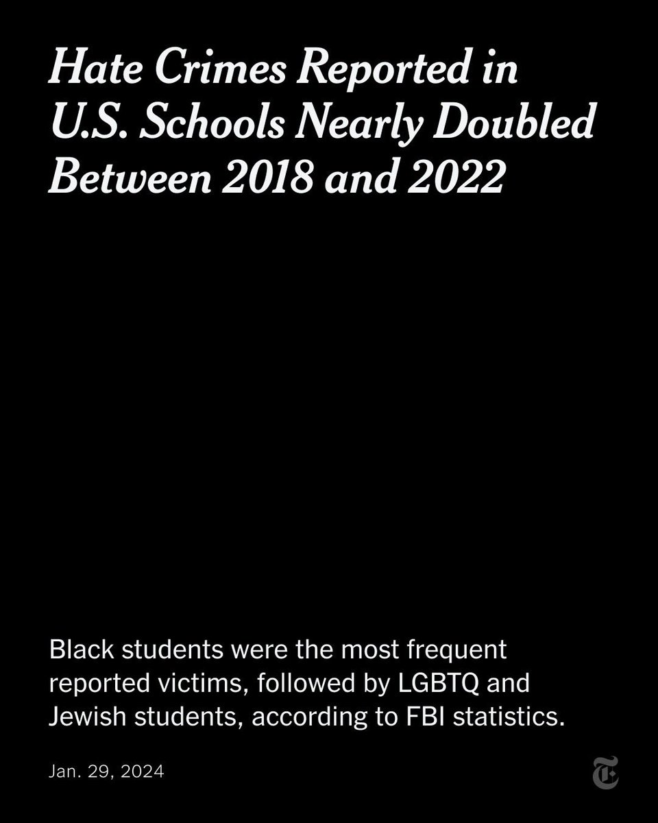 Black students remain the primary victims of reported hate attacks in U.S. schools. It is harmful *not* to teach Black students why they are facing these attacks. Because if a Black victim of a hate attack doesn’t understand anti-Black racism, then that student can blame