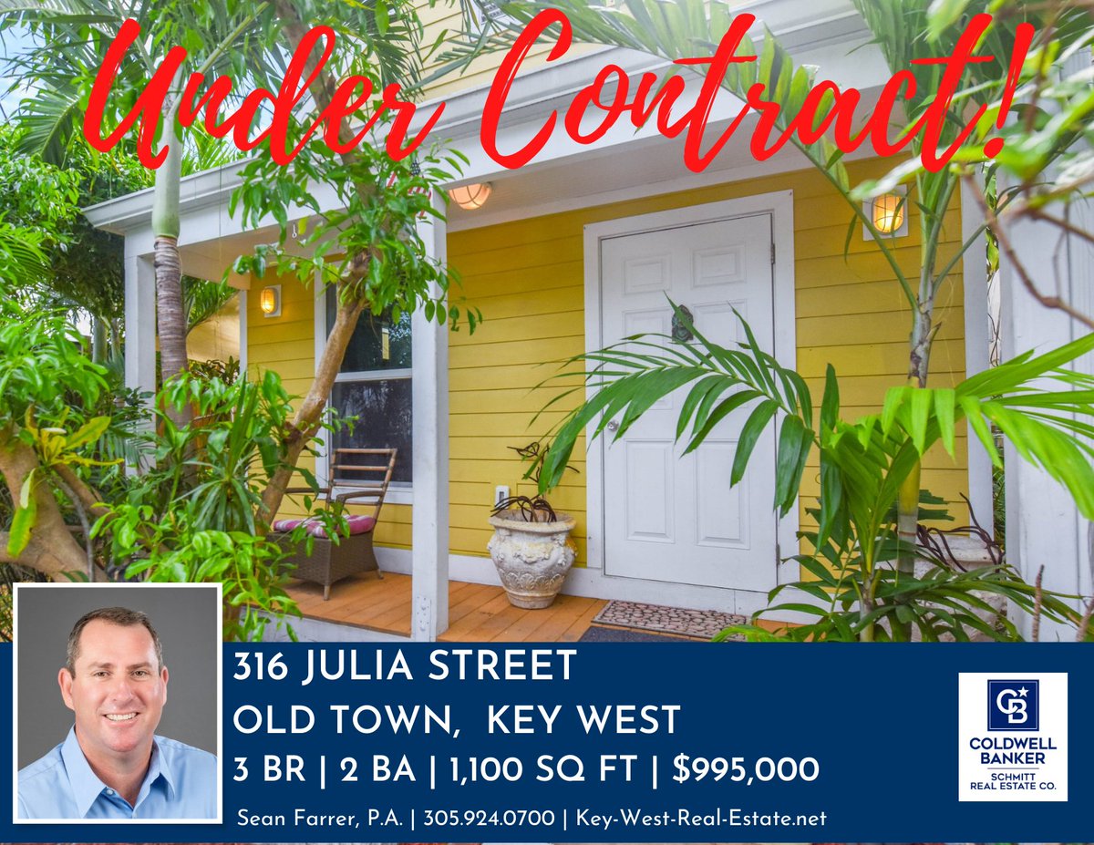 UNDER CONTRACT!! 316 Julia Street, Key West. Charming 3BD/2BA Old Town home!!
SEARCH MORE KEY WEST HOMES FOR SALE: key-west-real-estate.net/key-west-homes…
Call/text Sean today to set up your CUSTOM HOME SEARCH 305-924-0700.
#keywestrealestate #keywesthomes #floridakeysrealestate #floridakey