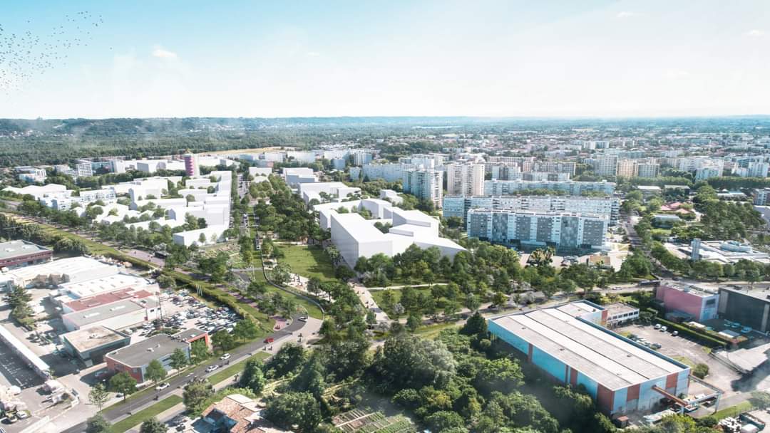🟢 Le quartier Mas du Taureau sera totalement transformé grâce au projet ambitieux porté avec la  commune de Vaulx-en-Velin.

🌳 Avec un investissement de plus de 100 millions d’euros, le projet va permettre de réaliser un parc de plus de 2 hectares et la construction de 1300