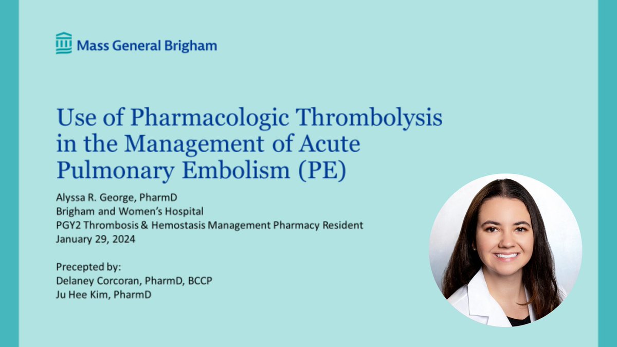 Kicked off Heart Week with a fantastic presentation from our thrombosis and hemostasis management pharmacy resident <a href="/alyssa_g_pharmD/">Alyssa George, PharmD, BCPS, CACP</a>! 🫀🩸💉