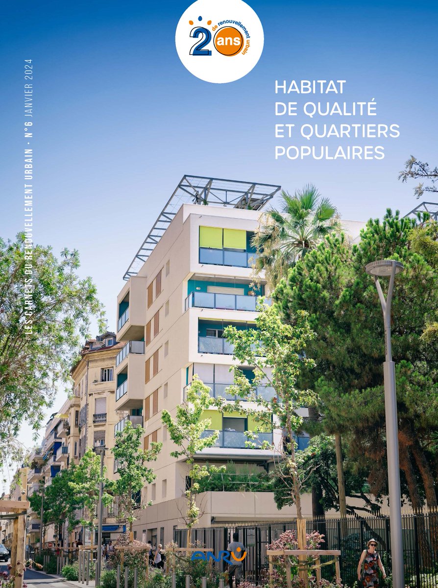 Découvrez notre nouveau carnet inédit #20ansrenov dédié à l'habitat de qualité dans les quartiers populaires ! anru.fr/actualites/vin…