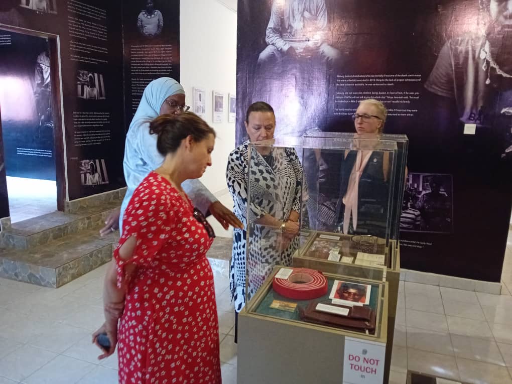 theANEKED's tweet photo. Today, we were honoured to receive High Commissioner designate of Canada to The Gambia, H.E. Marie-Geneviève Mounier and her colleagues at Memory House.
Thank you for taking the time off your very short visit to honour the victims.
@AmbCanSenegal
@NEDemocracy
@SirraNdow https://t.co/fDN0BTrTh0