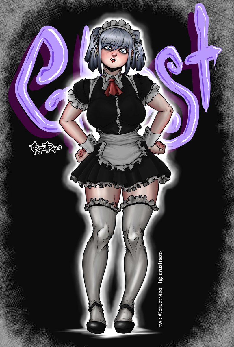 CruzTrazo's tweet photo. Ghost #FelizMartesATodos #ghost #Ghostbusters #GhostbustersFrozenEmpire #maid #illustration #comic https://t.co/On1rXqNiMJ
