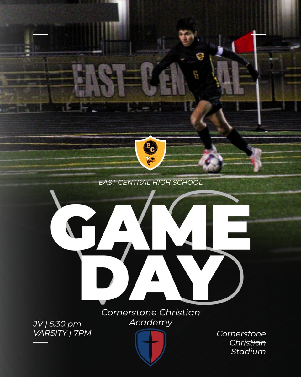 GAME DAY!! Last pre-season game before district! GO HORNETS! ⚽️