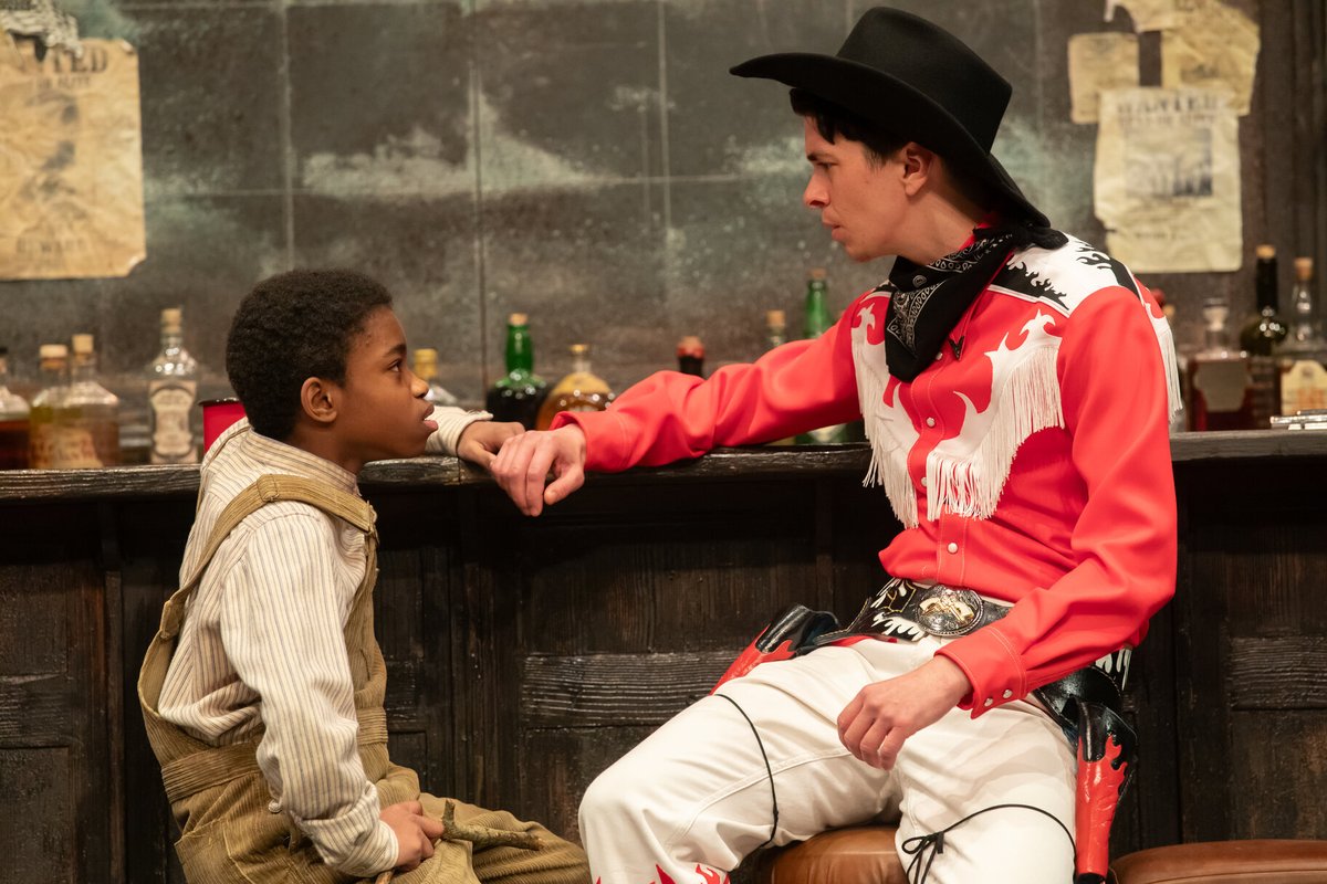 royalcourt's tweet image. You only have until 10 Feb to catch Charlie Josephine's ★★★★ 'audacious hit' City AM #Cowbois.

Best availability is on matinee performances, Thursday and Saturday.

Book now to avoid disappointment. Must end 10 Feb.
🎟️Get your tickets: bit.ly/COWBOIS

📸 Ali Wright