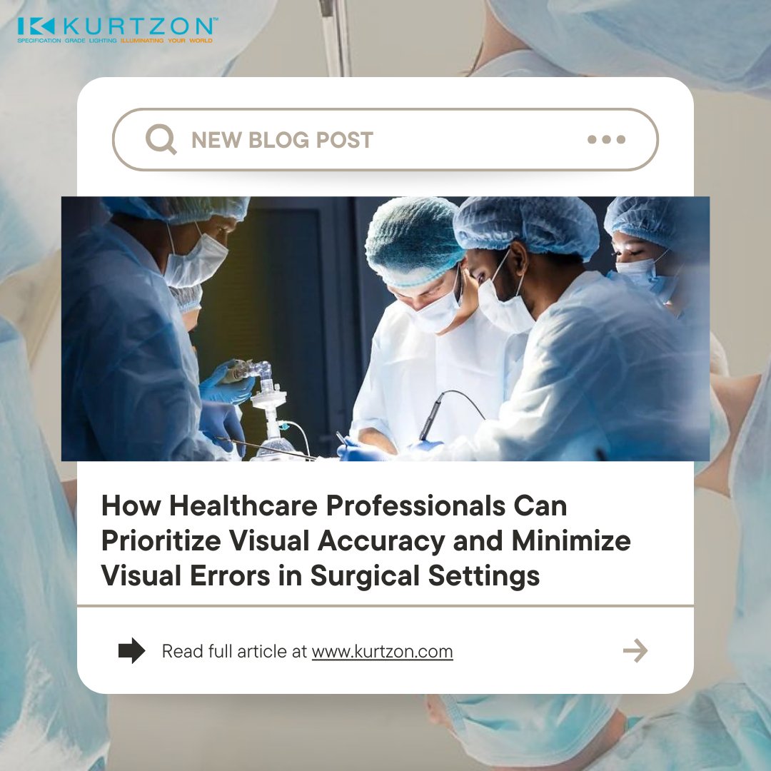 Seeking ways to enhance visual accuracy and minimize errors in surgical settings? 
Our latest blog post is now live, offering valuable insights and practical tips for healthcare professionals. 🩺💡 
bit.ly/3ukpU9N  

#VisualAccuracy #Surgical #Precision #Lighting #Safety