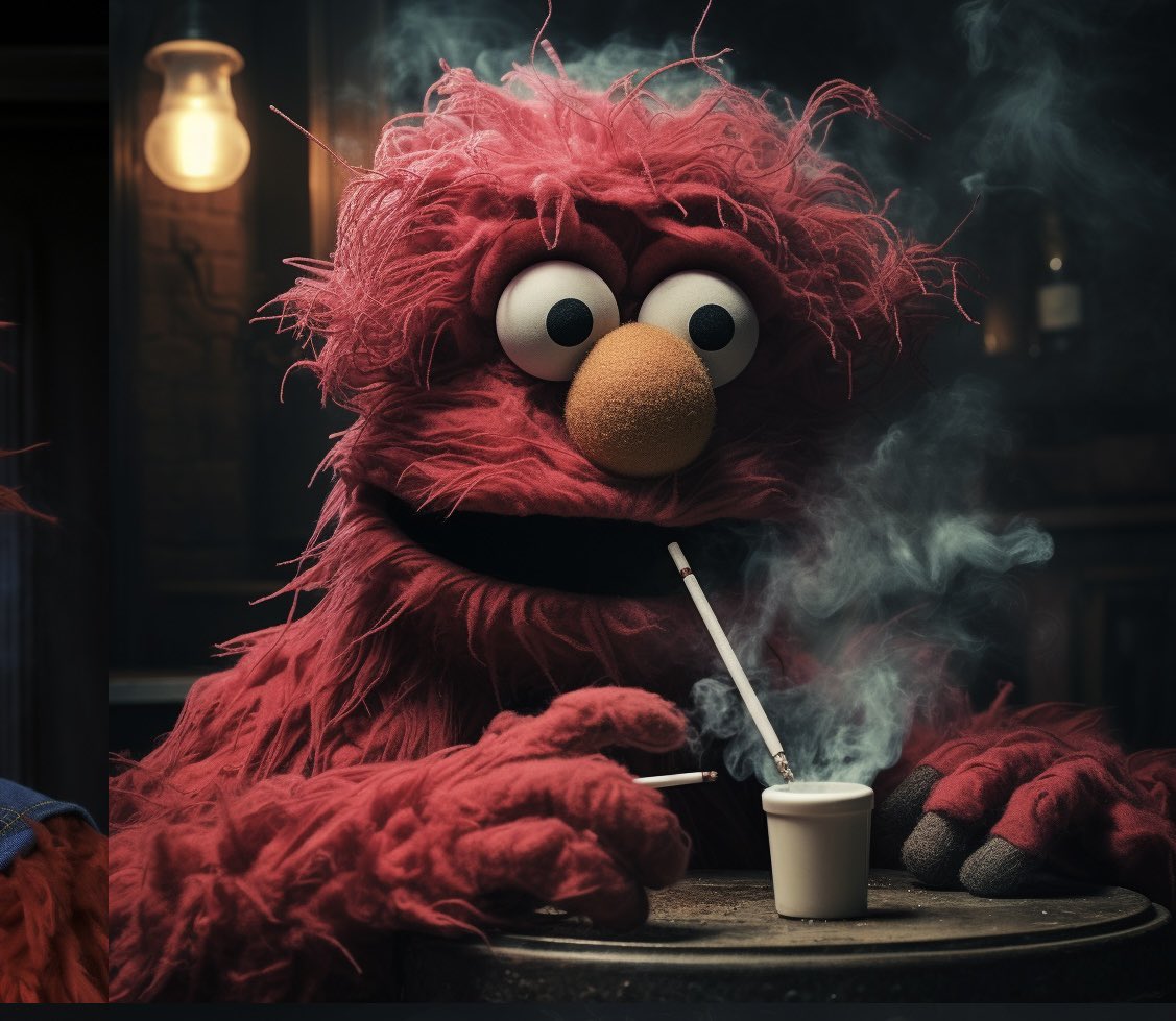 @elmo How Elmo really looked after going through those tweets 😔