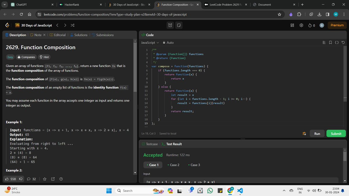 its_bhavesh2001's tweet image. #Day8 of #30daysofcodingchallenge Javascript leetcode

👍👍

#javascript #30daysofcodechallenge #30daysofcode

#30daysofjavascript #learncoding #webdevelopmen