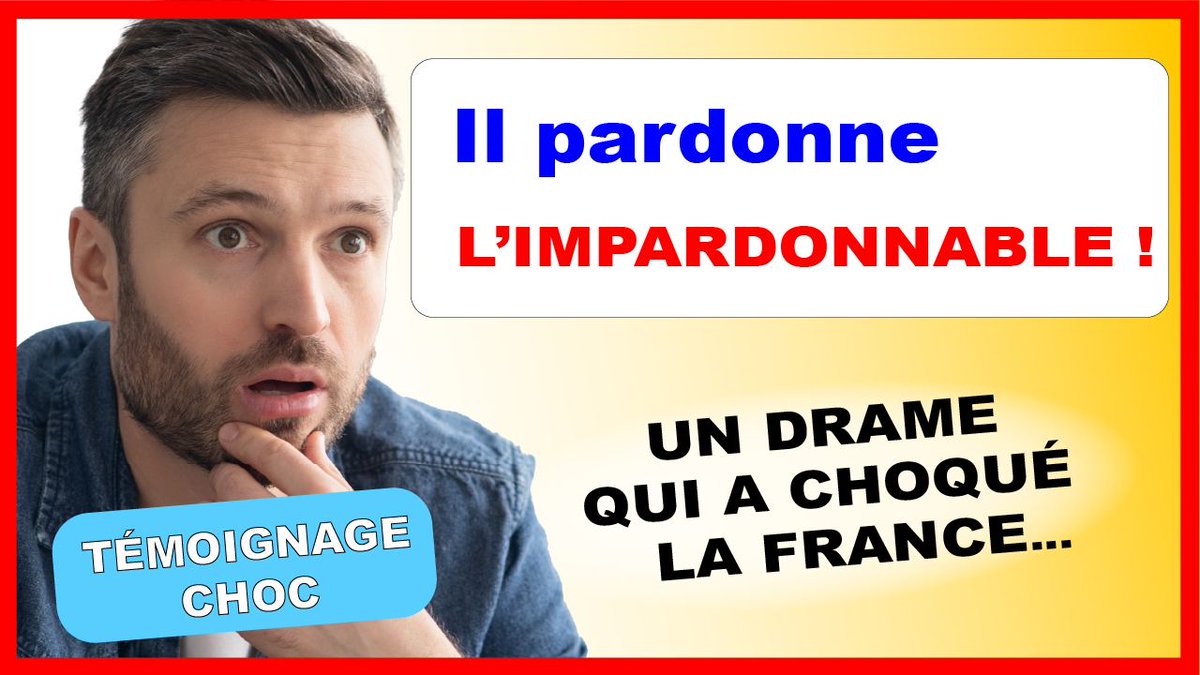 youtu.be/TOkrUvKMv4Q?si…
👉🏼Cet homme devenu prêtre a été témoin de l’assassinat de sa maman par son papa. Il finit à la rue et alcoolique, après beaucoup de violences en famille d'accueil...
Il a réussi à pardonner l’impardonnable par la grâce de Dieu en Jésus-Christ !