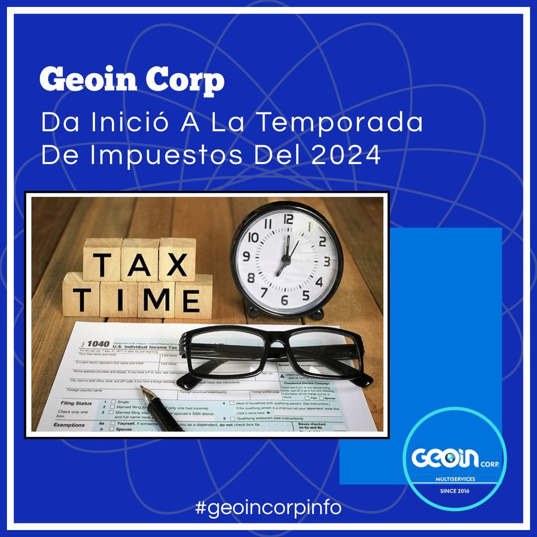 GeoinCorp's tweet photo. Geoin Corp. da inicio a la temporada de impuestos del 2024 Invitamos a todos nuestros clientes a nuestra oficina para ayudarles en su presentación #income #tax #preparer #sehablaespanol #siemprecontigo #jacksonheights #newyork #geoincorpinfo https://t.co/GPMsCABk97