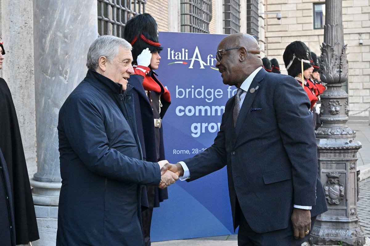 DembyAustin's tweet photo. Led the SL del representing ⁦@PresidentBio⁩ ⁦@VP_Jalloh⁩ at 1st Italy/Africa Summit Rome. On assuming Presidency of G-7, Italy is taking new approach to engaging a NEW Africa - “Mattai plan”, based on mutual respect and knowledge that Africa is the future of the world https://t.co/qMeCqrv5y9