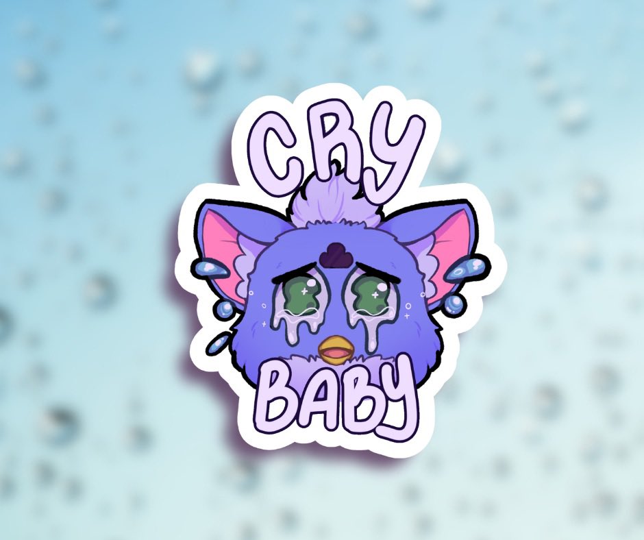 PinkPeachyWitch's tweet photo. New Furby Stickers just dropped 🤡 

Check out my Etsy 
https://t.co/L93f7e54R1 https://t.co/Budm7d0LCR
