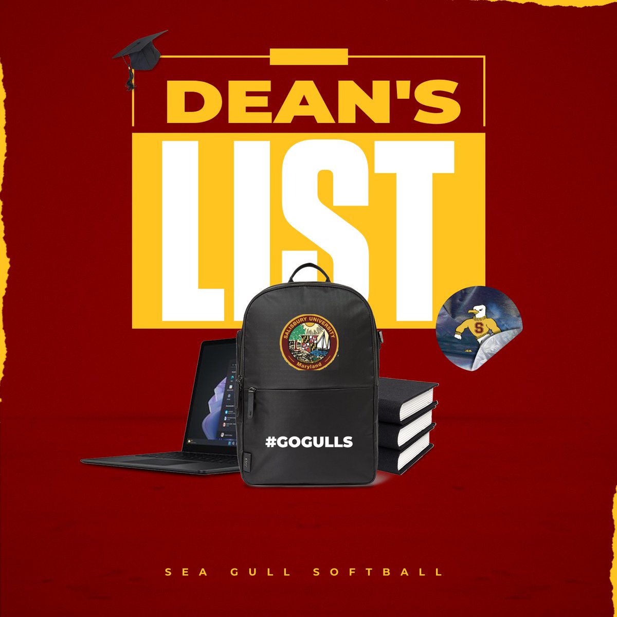 Congrats to our 9 student athletes who made the Dean's List in the fall: Ellen Stockman, Maddie Taylor, Nicole Ortega, Meg Reed, Isabella Purdy, Morgan Moxley, Sam Flowers, Emma Coldsnow, and Carly Angstadt. Way to get it done in the classroom! #GoGulls