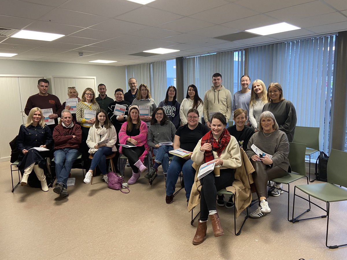 Well done to all the @EdelHouseCork and @DepaulIreland staff in Cork who complete 2 days Practise skills training : ‘Using the National Drug Rehabilitation Framework NDRF’ Case Management, Key-working&Care planning
#intergratedcare 
#interagencywork
#clientcenteredcare 
@cldatf