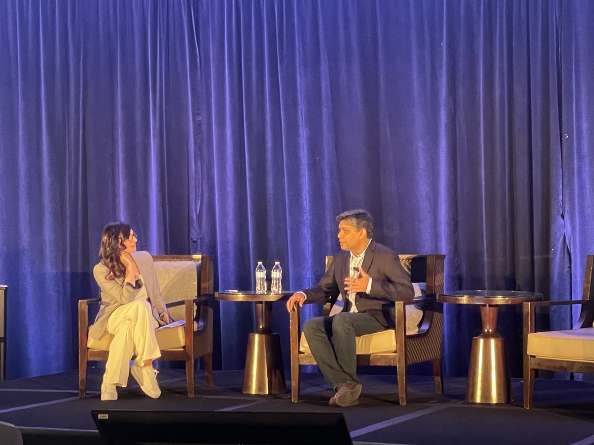Yesterday's "AI in Commodities" panel featured Ranveer Chandra from Agri-Food <a href="/Microsoft/">Microsoft</a> and was moderated by Mona Hamdy from <a href="/Harvard/">Harvard University</a>. 

The two discussed the role of AI as a co-pilot to the human parsing of data &amp; its potential to aid in supply chain risk mitigation.