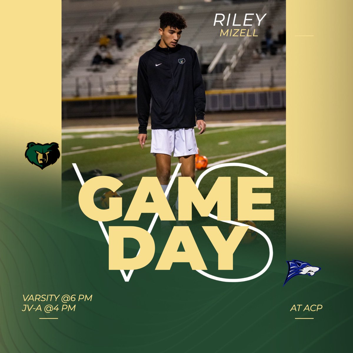 Varsity and JV-A will be hosting Chandler tonight at ACP!

#GoBears #BashaBoysSoccer #BuildingBasha