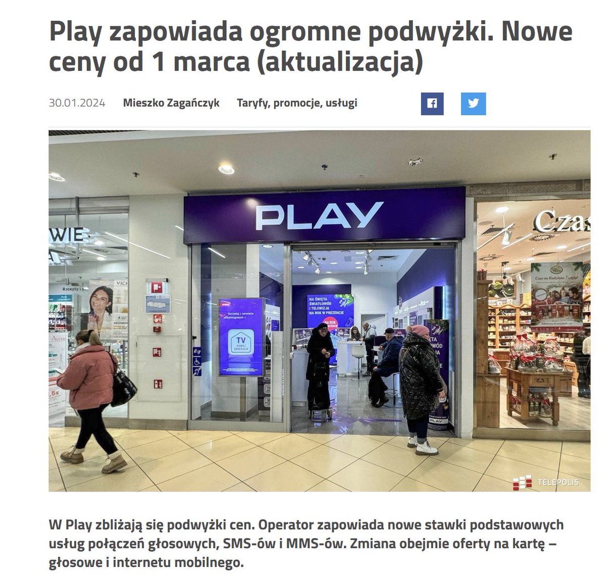 OrsonDzi's tweet photo. Klasyczny #ClickbaitAlert
Podwyżki dotyczą podstawowych stawek cennikowych i tak, procentowo są spore. Jak słusznie zauważa @Play_Polska w swoim komentarzu, zdecydowana większość użytkowników ofert na kartę korzysta z pakietów i nie zauważy żadnej różnicy. https://t.co/exfPDgTDXB