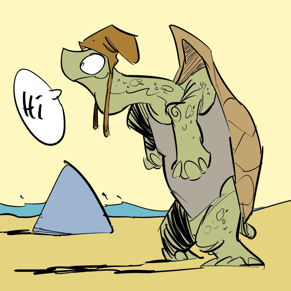 inzalix's tweet photo. Mr. Turtle
#mrturtle #turtle #beach #art #ink #comic #comics #illustration #drawing #digitalart #character #characters #characterdesign #cartoon https://t.co/BG6Oe7jmhO