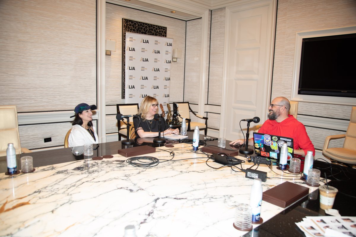 LIAawards's tweet photo. If you missed 'Created For Creatives', Season 2 Episode 1, take a listen! Featuring @prernamehra Head of Design/Content Director @MullenLoweMENA Dubai and Amy Carvajal, CCO @codeandtheory NY. Hosted by Chris Smith, Principal and CCO @WeArePlotTwist 
https://t.co/LRhrR2IcIZ https://t.co/NHw2KyAQvI