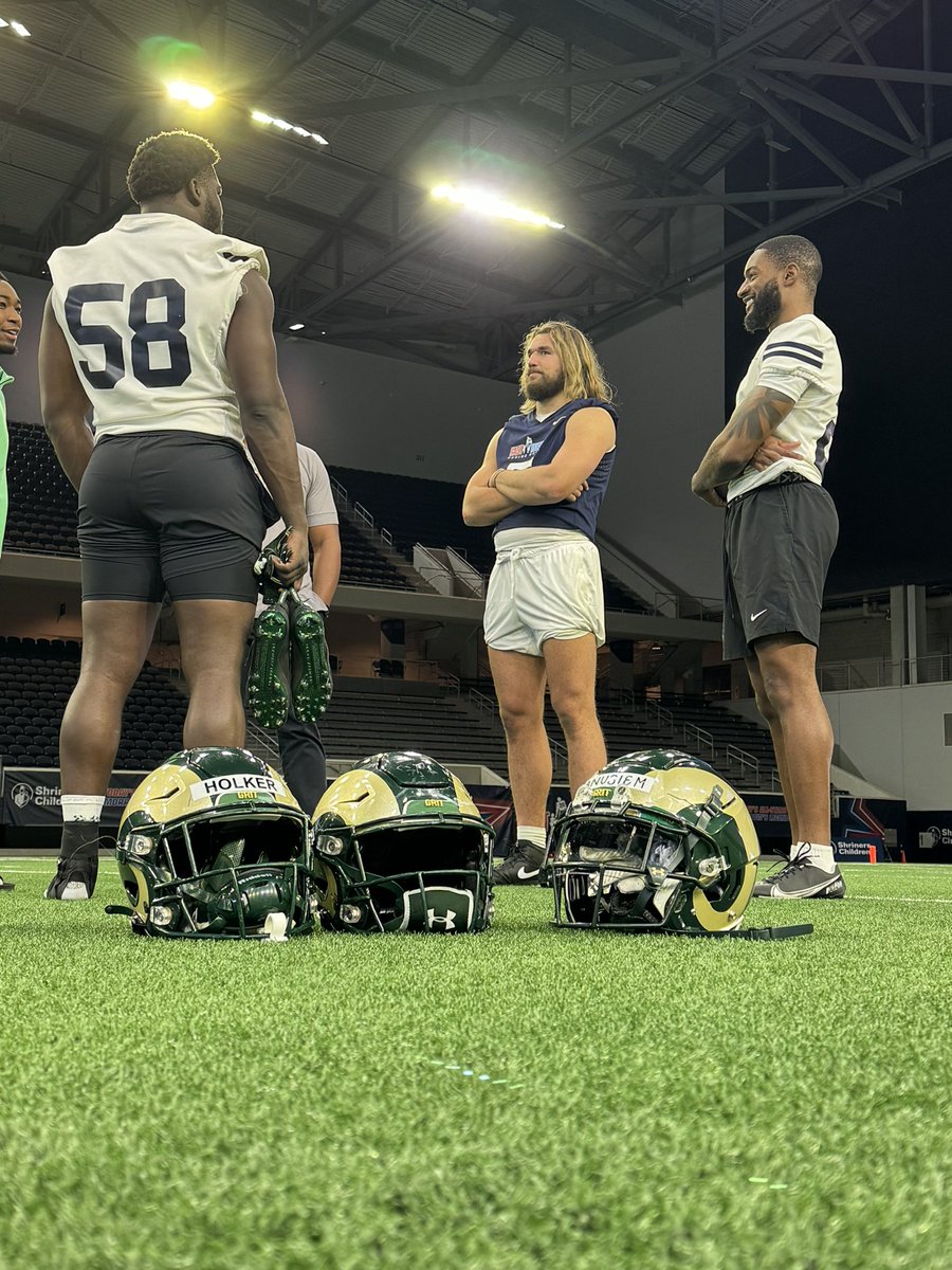 Ft. Collins ➡️ The NFL 🔜 <a href="/ShrineBowl/">East-West Shrine Bowl</a> 
<a href="/CSUFootball/">Colorado State Football</a> 

@D_HOLKER | <a href="/MedoK_4/">Mohamed Medo Kamara</a> | <a href="/chigi_123/">Chigozie</a> 

#ShrineBowlWhosNext