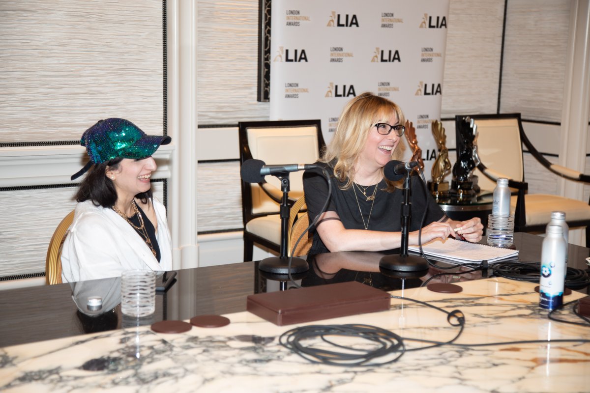 LIAawards's tweet photo. If you missed 'Created For Creatives', Season 2 Episode 1, take a listen! Featuring @prernamehra Head of Design/Content Director @MullenLoweMENA Dubai and Amy Carvajal, CCO @codeandtheory NY. Hosted by Chris Smith, Principal and CCO @WeArePlotTwist 
https://t.co/LRhrR2IcIZ https://t.co/NHw2KyAQvI
