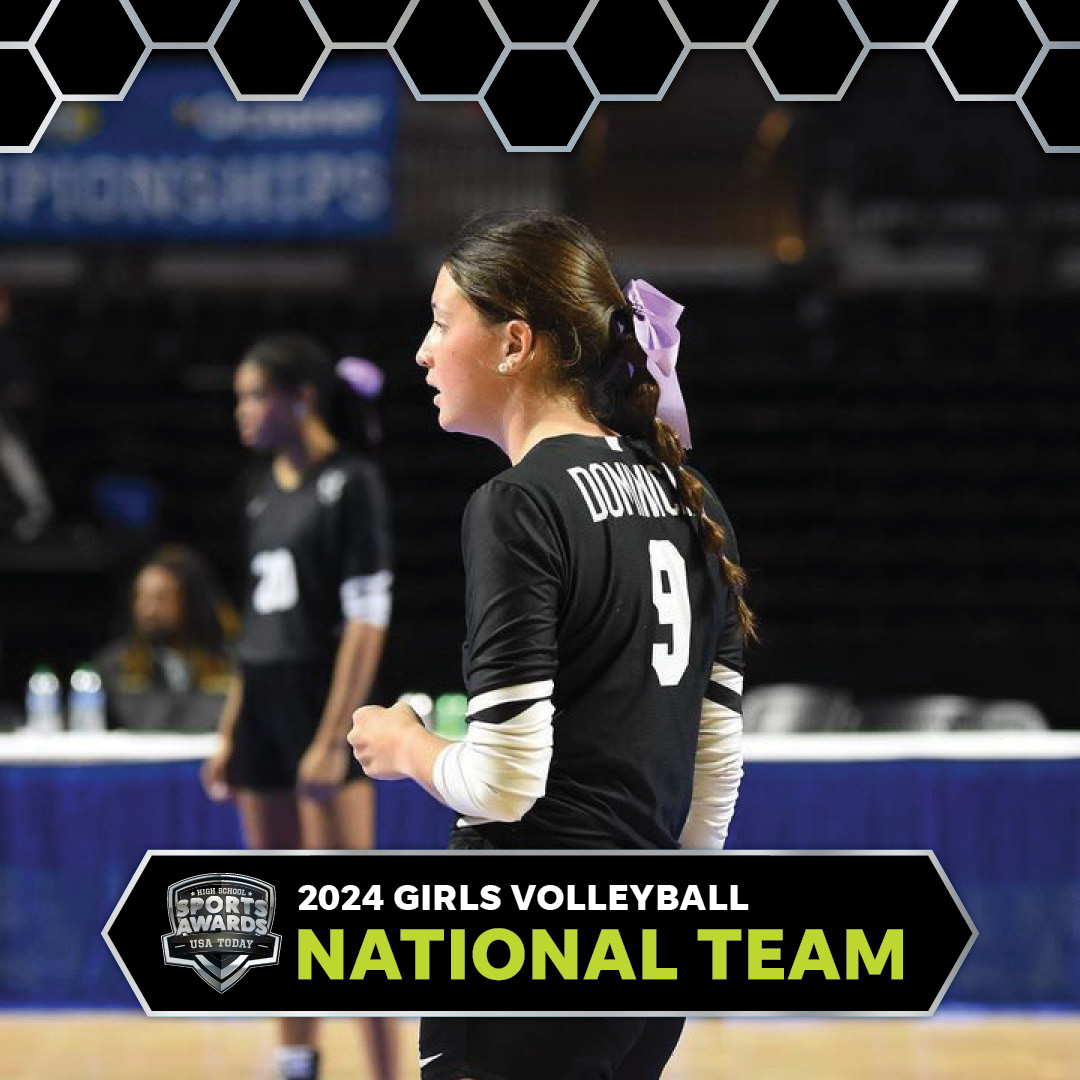 hssportsawards's tweet image. 🏐 The 2023-24 All-USA TODAY HSSA Girls Volleyball Team! 👏 These 25  athletes, considered based on season-wide performance, are nominees for national Girls Volleyball Player of the Year. 🏆🔥 #USATODAYHSSA

Full article 🔗🏐: bit.ly/4bjPNHq

📸: St. Mary&apos;s Dominican HS