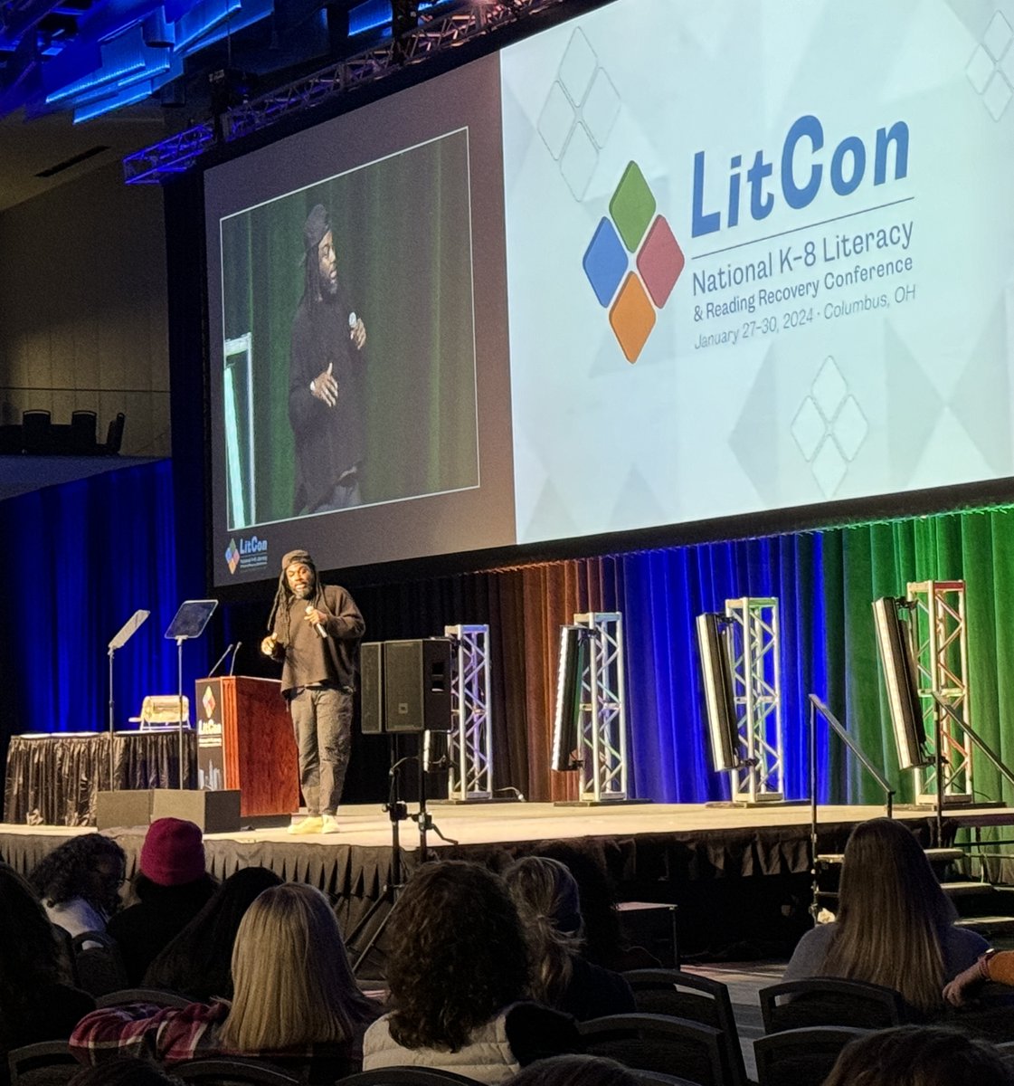 A fabulous finale to a fantastic LitCon! Thanks, Jason Reynolds for the inspiration and sharing your incredible spirit.