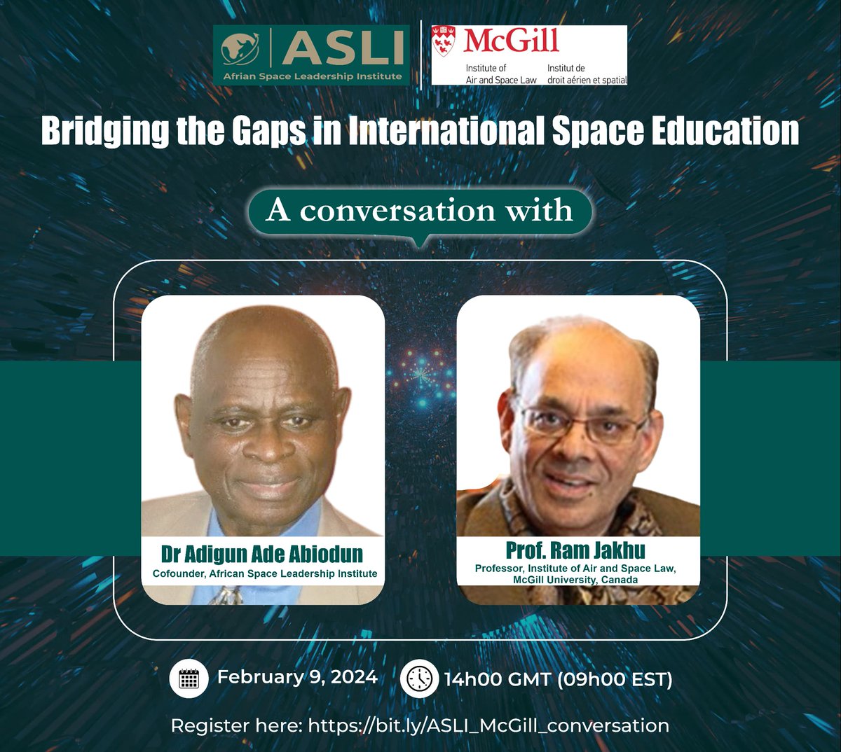 Join us for this webinar titled "Bridging the Gaps in International Space Education in Africa" mcgill.ca/iasl/channels/…