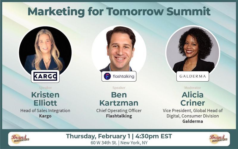 Looking forward to speaking at the Marketing for Tomorrow #Summit this Thursday where I'll be diving into the challenges of #AI in #marketing with Alicia Criner, Brian Brown, &amp; Kristen Elliott! @brandinnovators

Register here before it's too late: shorturl.at/biqY7