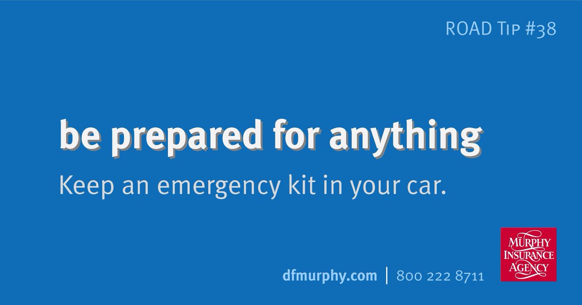 MurphyInsurance's tweet image. Do you own an emergency kit? Even a well-maintained vehicle can break down, so it’s advisable to put together an emergency roadside kit to carry with you. buff.ly/410XGwg  

#roadtiptuesday #drivingtips #roadtips